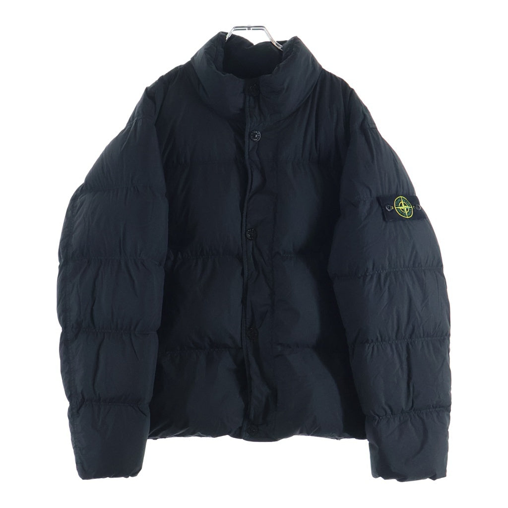 STONE ISLAND(ストーンアイランド) 25AW ロゴパッチ ジップアップ ダウンジャケット ブラック K2S154100010 S0A23
