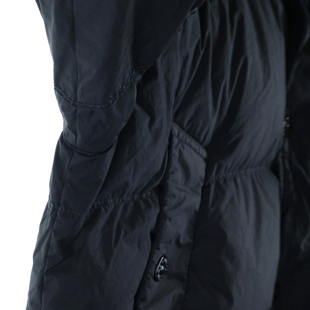 STONE ISLAND(ストーンアイランド) 25AW ロゴパッチ ジップアップ ダウンジャケット ブラック K2S154100010 S0A23