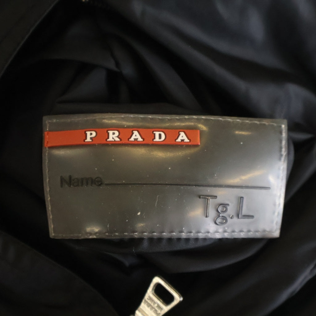 PRADA SPORT(プラダ スポーツ) 00s Reversible nylon jacket リバーシブル ナイロンジャケット SGV558 グレー/ブラック