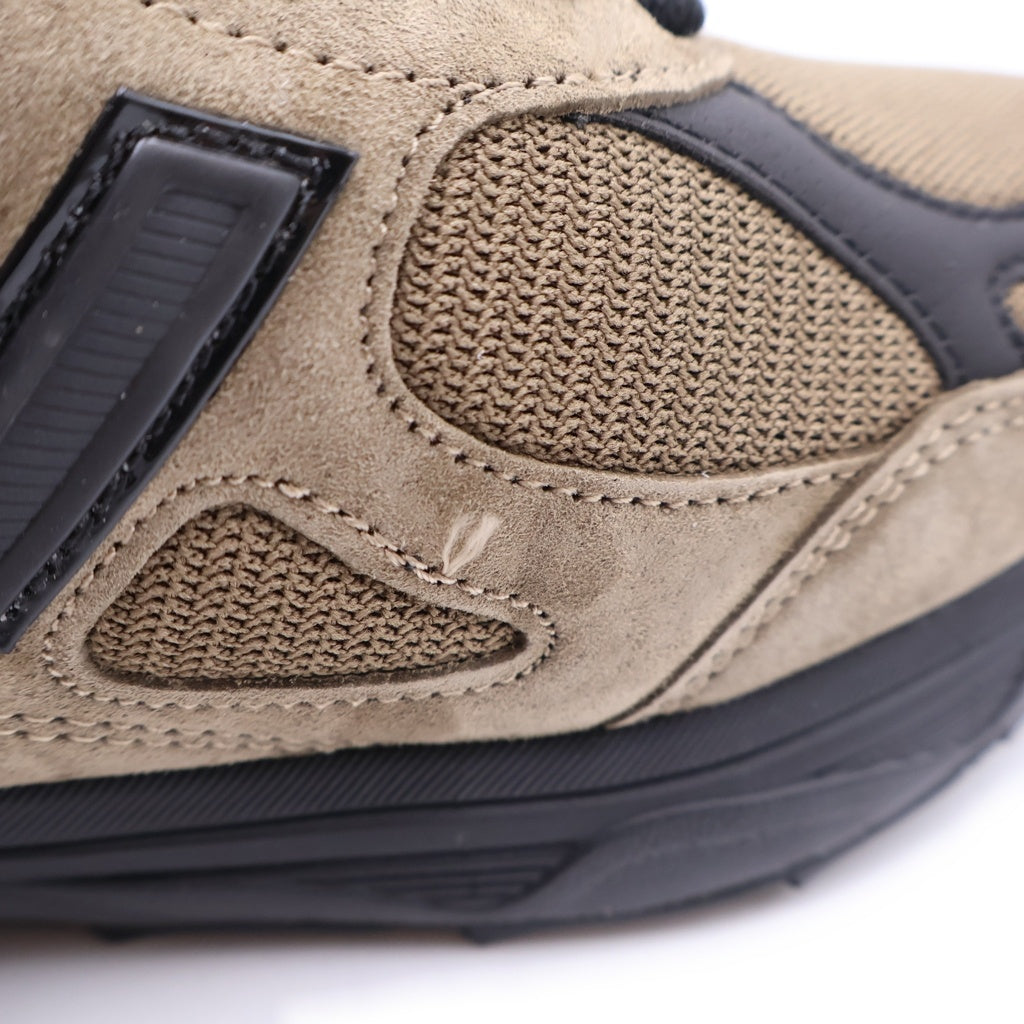 New Balance(ニューバランス) ×JJJJound 990V3 Slate Black スレート ブラック ローカットスニーカー M990JJ3 カーキ