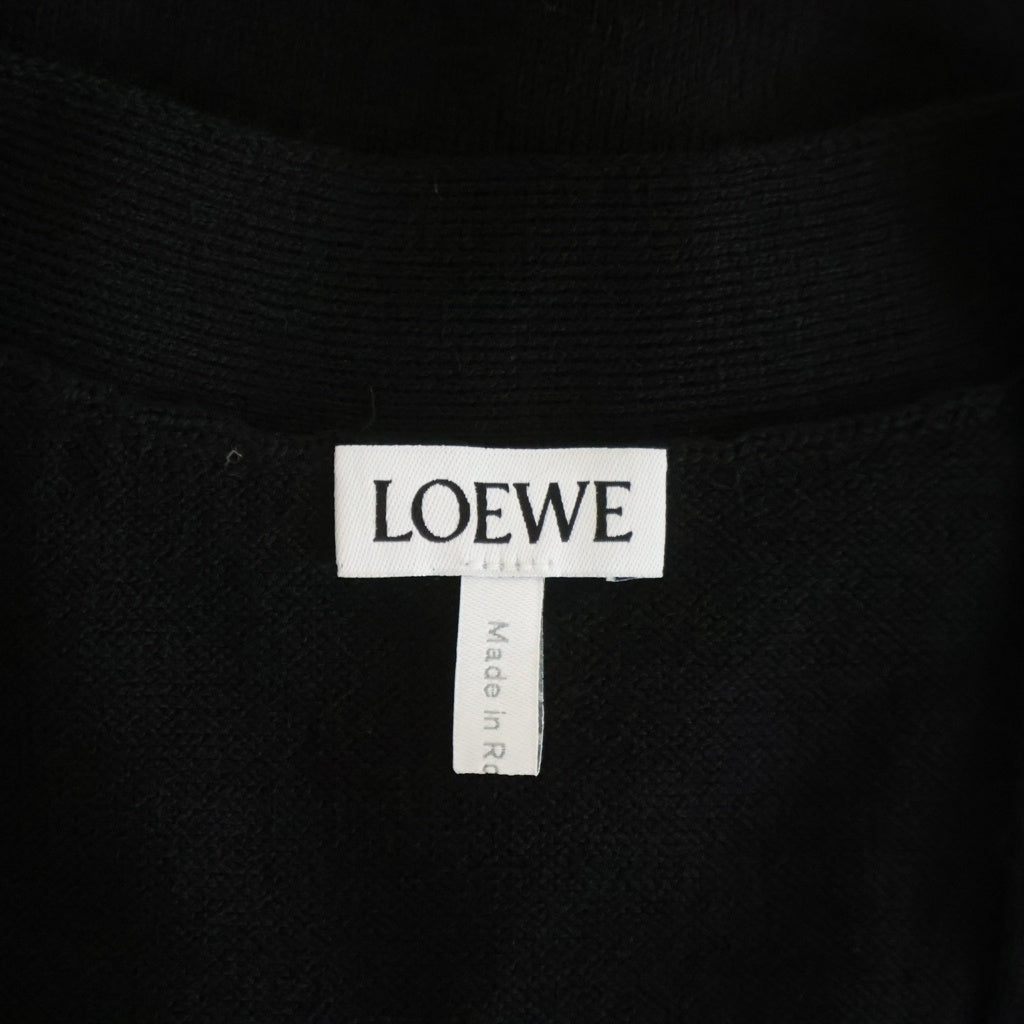 LOEWE(ロエベ) アナグラム刺繍 ニットカーディガン 1726509 ブラック レディース