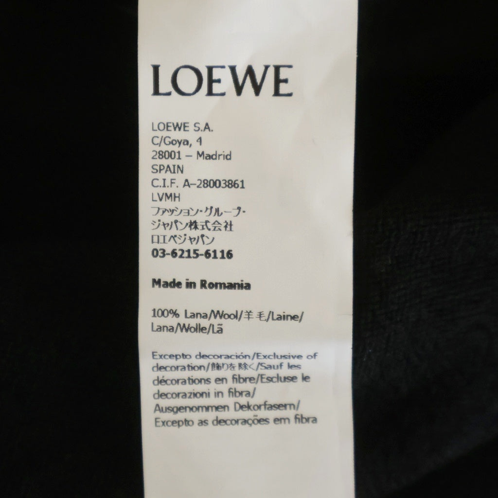 LOEWE(ロエベ) アナグラム刺繍 ニットカーディガン 1726509 ブラック レディース