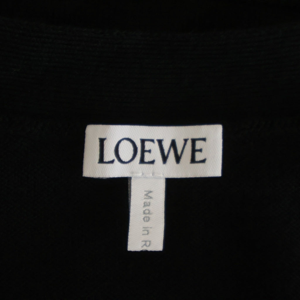 LOEWE(ロエベ) アナグラム刺繍 ニットカーディガン 1726509 ブラック レディース