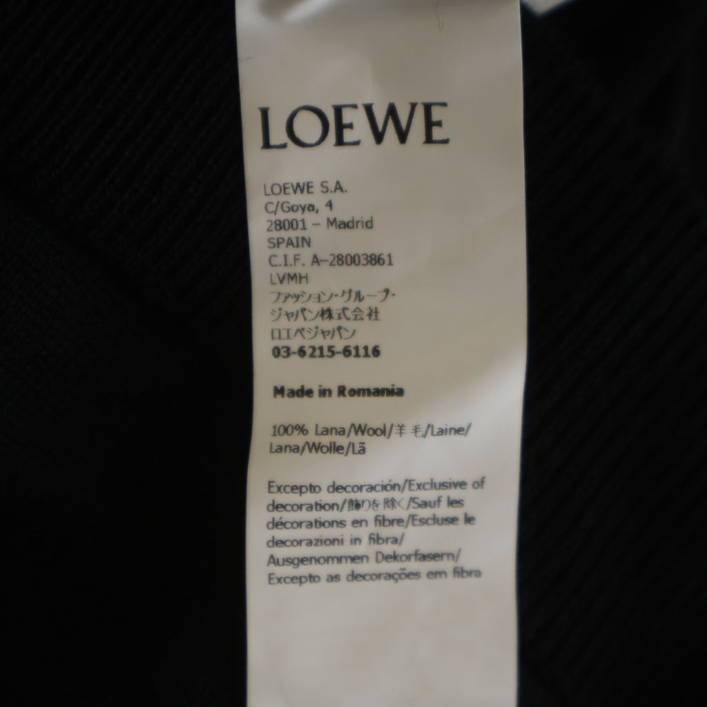 LOEWE(ロエベ) アナグラム刺繍 ニットカーディガン 1726509 ブラック レディース