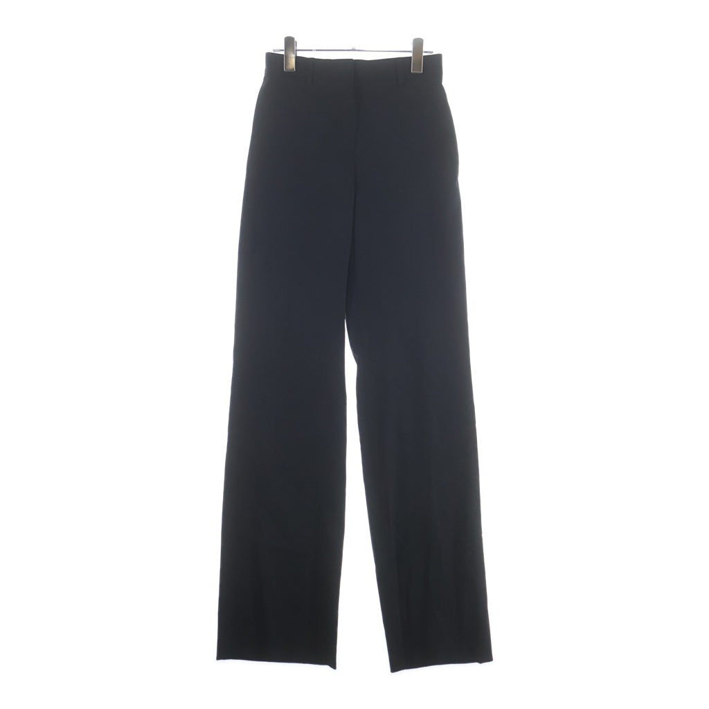 LOEWE(ロエベ) センタープレス ストレート スラックス パンツ Q825331X08 ブラック レディース