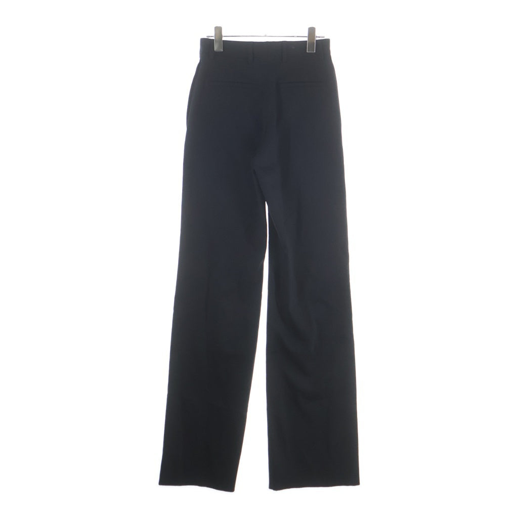 LOEWE(ロエベ) センタープレス ストレート スラックス パンツ Q825331X08 ブラック レディース