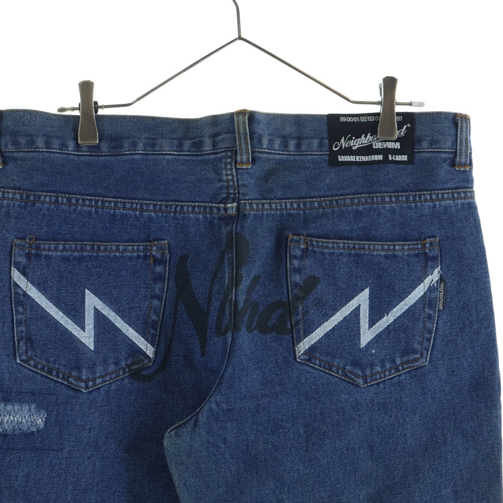 NEIGHBORHOOD(ネイバーフッド) 00s 02年 SAVAGEH 2 NARROW ストレートデニム インディゴ