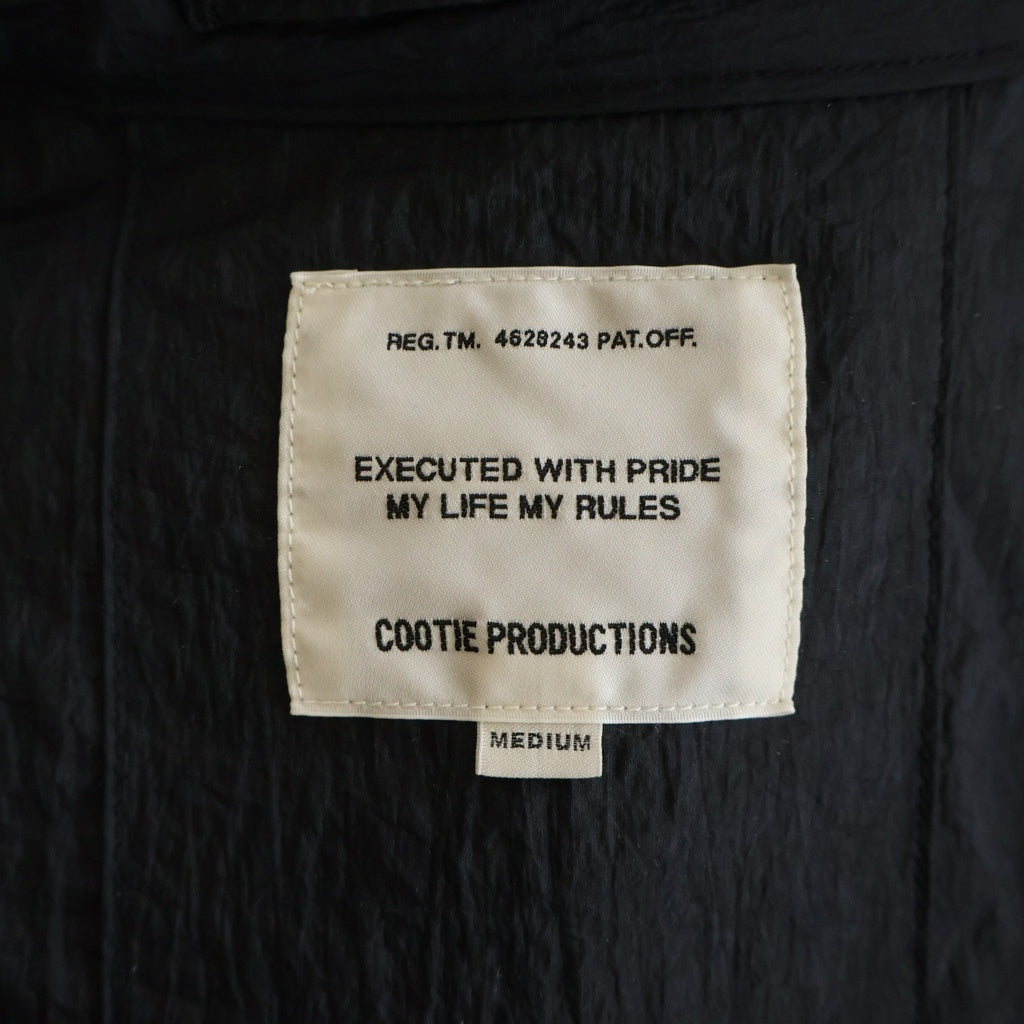 COOTIE PRODUCTIONS(クーティー プロダクションズ) Shrink Nylon Bal Collar Coat ナイロン バルカラー コート ブラック