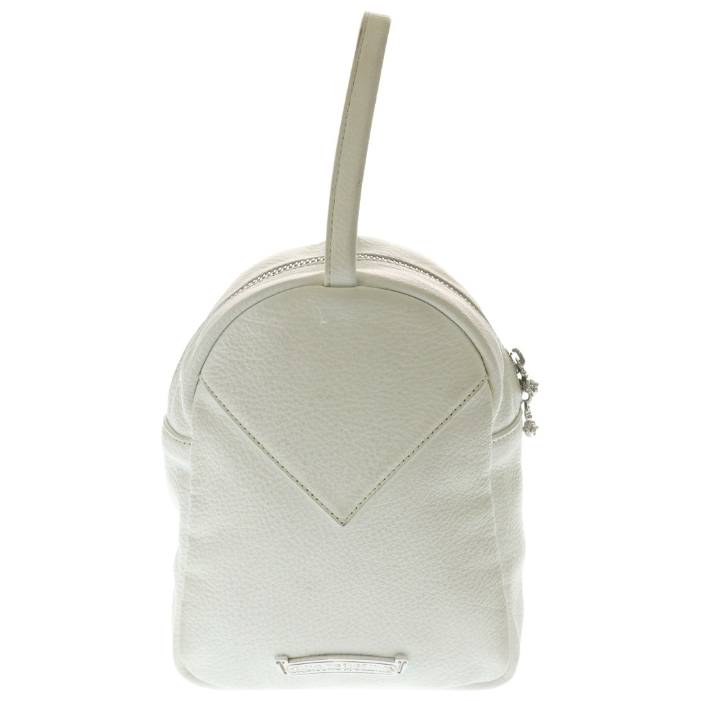 CHROME HEARTS(クロムハーツ) 5P STAR Pouch Bag 5ポイントスター ポーチバック ホワイト