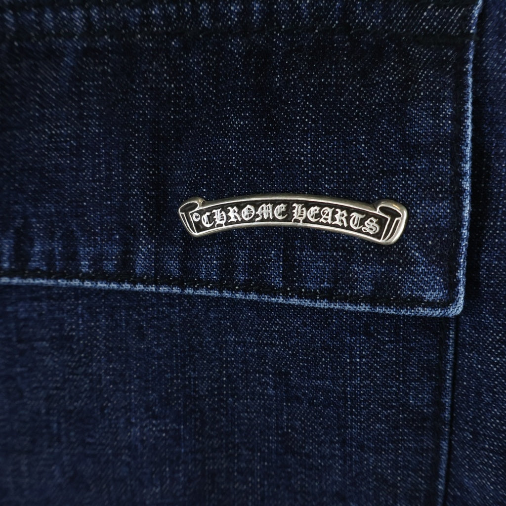 CHROME HEARTS(クロムハーツ) WORK'N SHIRT GARAGE WASH DENIM JACKET ウォーキン シャツ ガレージ ウォッシュ デニムジャケット インディゴ