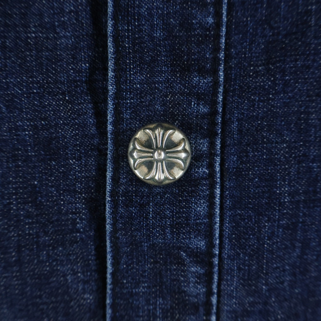 CHROME HEARTS(クロムハーツ) WORK'N SHIRT GARAGE WASH DENIM JACKET ウォーキン シャツ ガレージ ウォッシュ デニムジャケット インディゴ