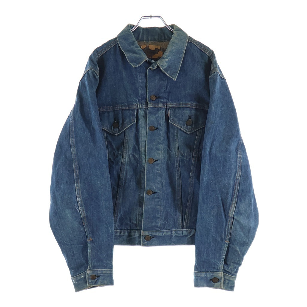 Levi's(リーバイス) VINTAGE 60s-70s BIGE 不V 70505-0317 4th 横縞 ブランケット Gジャン インディゴ