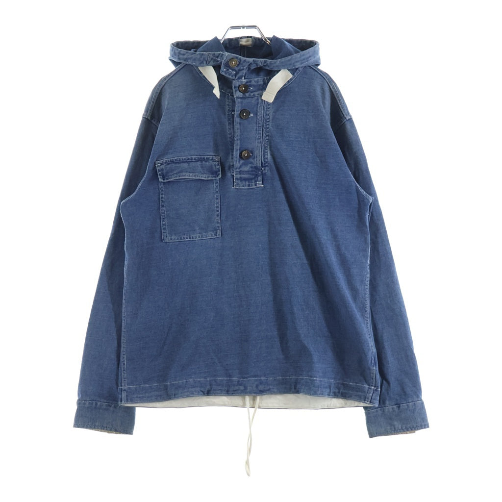 POLO RALPH LAUREN(ポロラルフローレン) VINTAGE 90s-00s ガンナーズスモック プルオーバー インディゴ