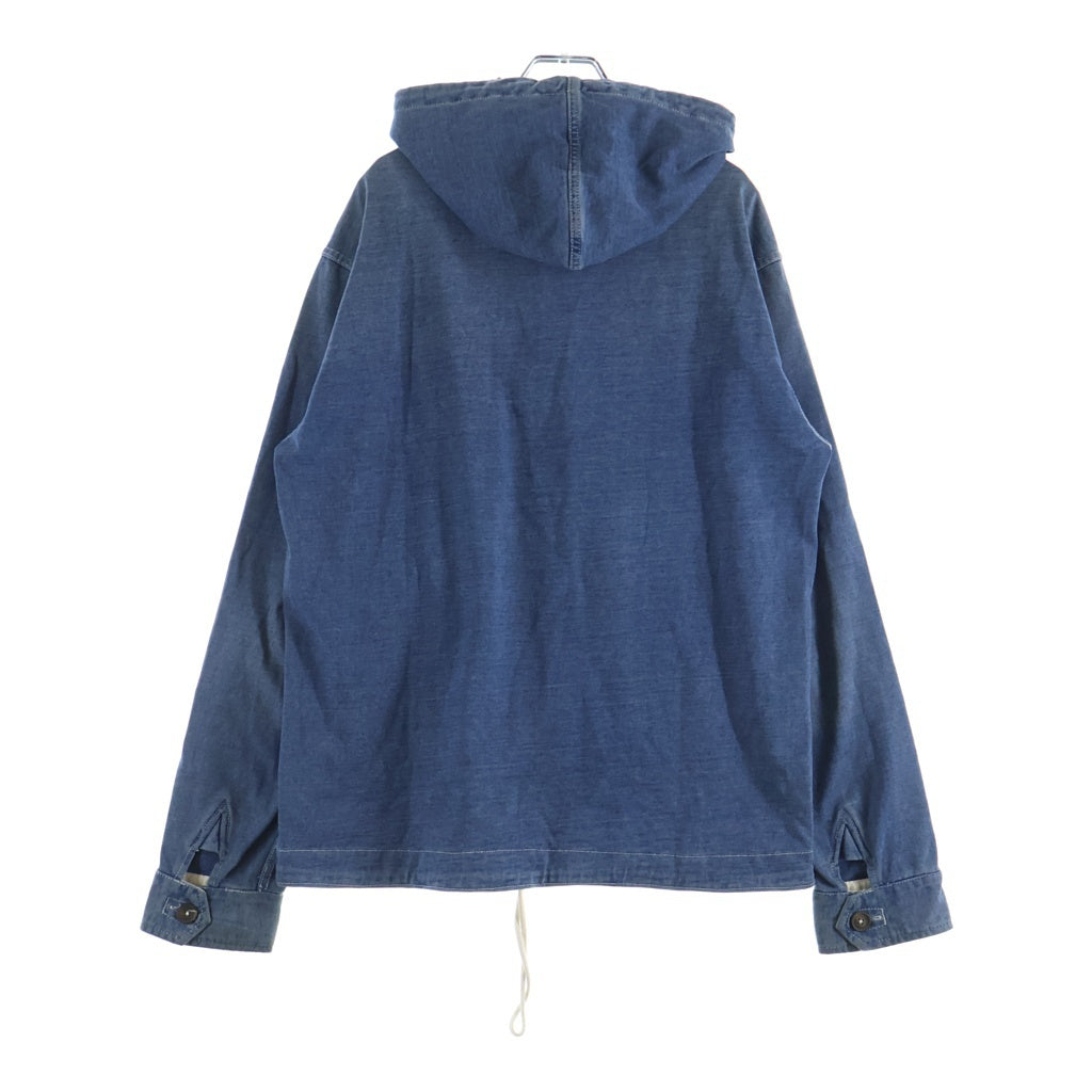 POLO RALPH LAUREN(ポロラルフローレン) VINTAGE 90s-00s ガンナーズスモック プルオーバー インディゴ