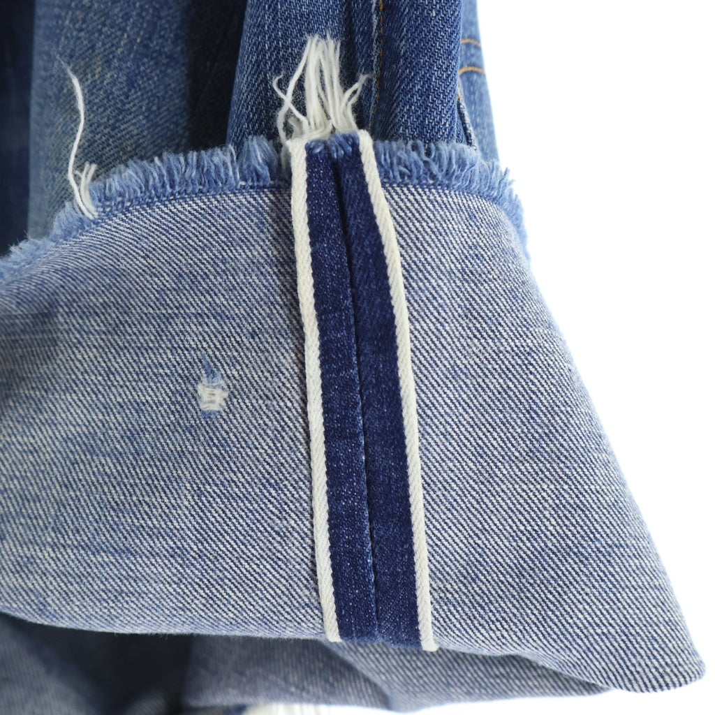 Levi's(リーバイス) VINTAGE 70s 66前期 ポケット裏シングル カットオフ ショートデニム インディゴ