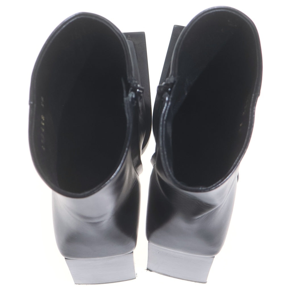 BALENCIAGA(バレンシアガ) 20AW Flat 90mm ブーティ 636632 スクエアトゥ ブーツ ブラック レディース