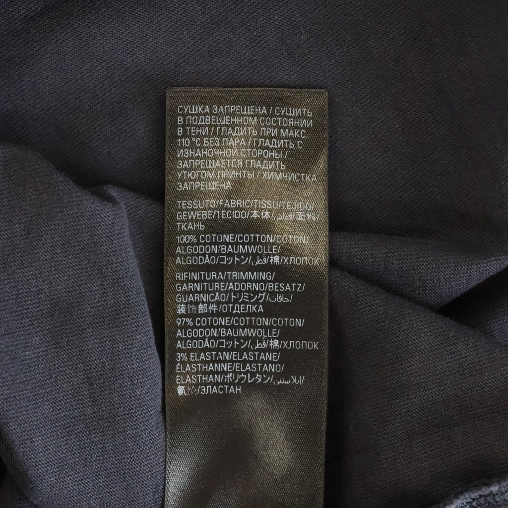 BALENCIAGA(バレンシアガ) 23AW Off Shore Oversized T-shirt 739028 TPVM8 ヴィンテージ加工 オーバーサイズド 半袖Tシャツ カットソー チャコールグレー