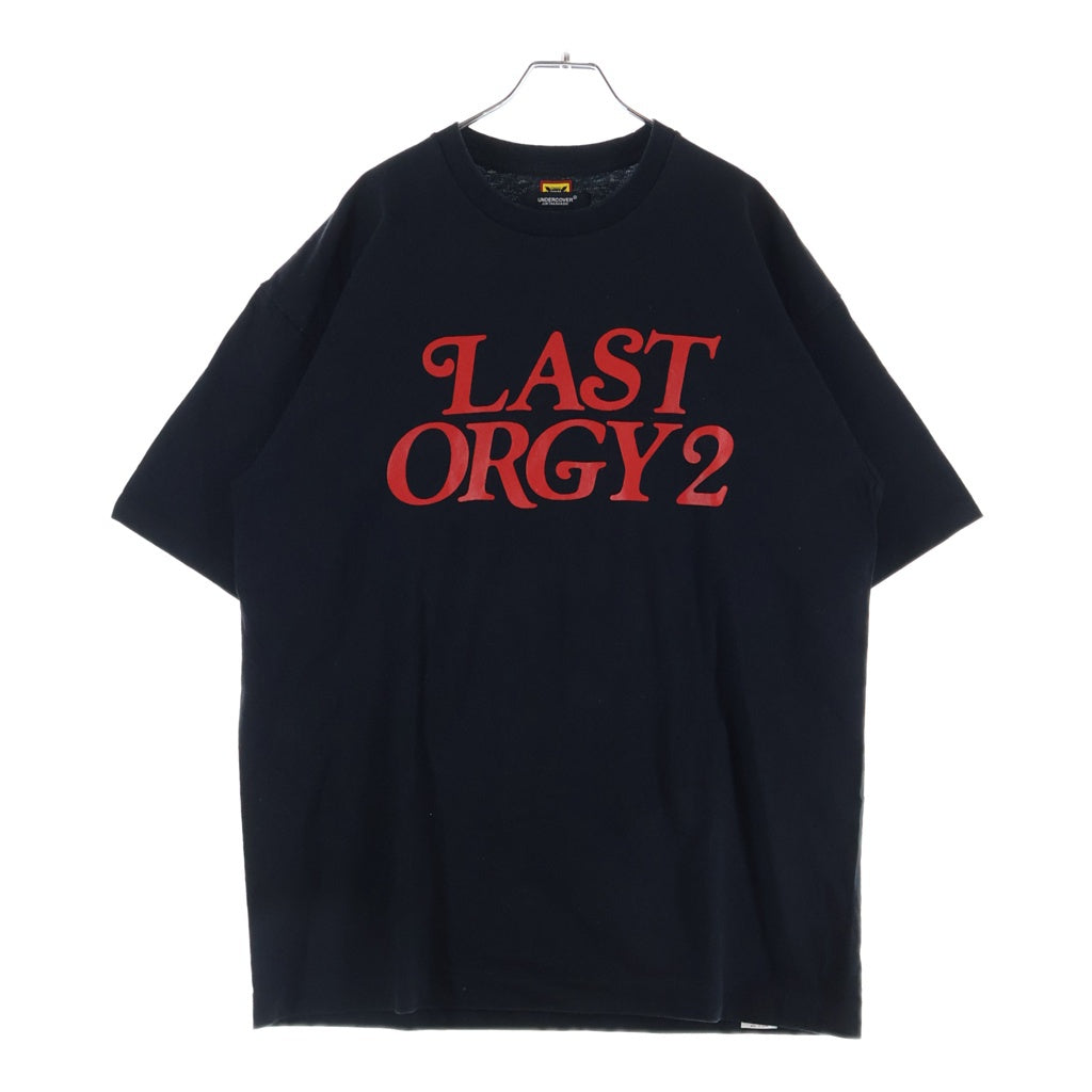 HUMAN MADE(ヒューマンメイド) 22SS ×UNDERCOVER VERDY LAST ORGY 2 ロゴプリント クルーネック半袖Tシャツカットソー ブラック