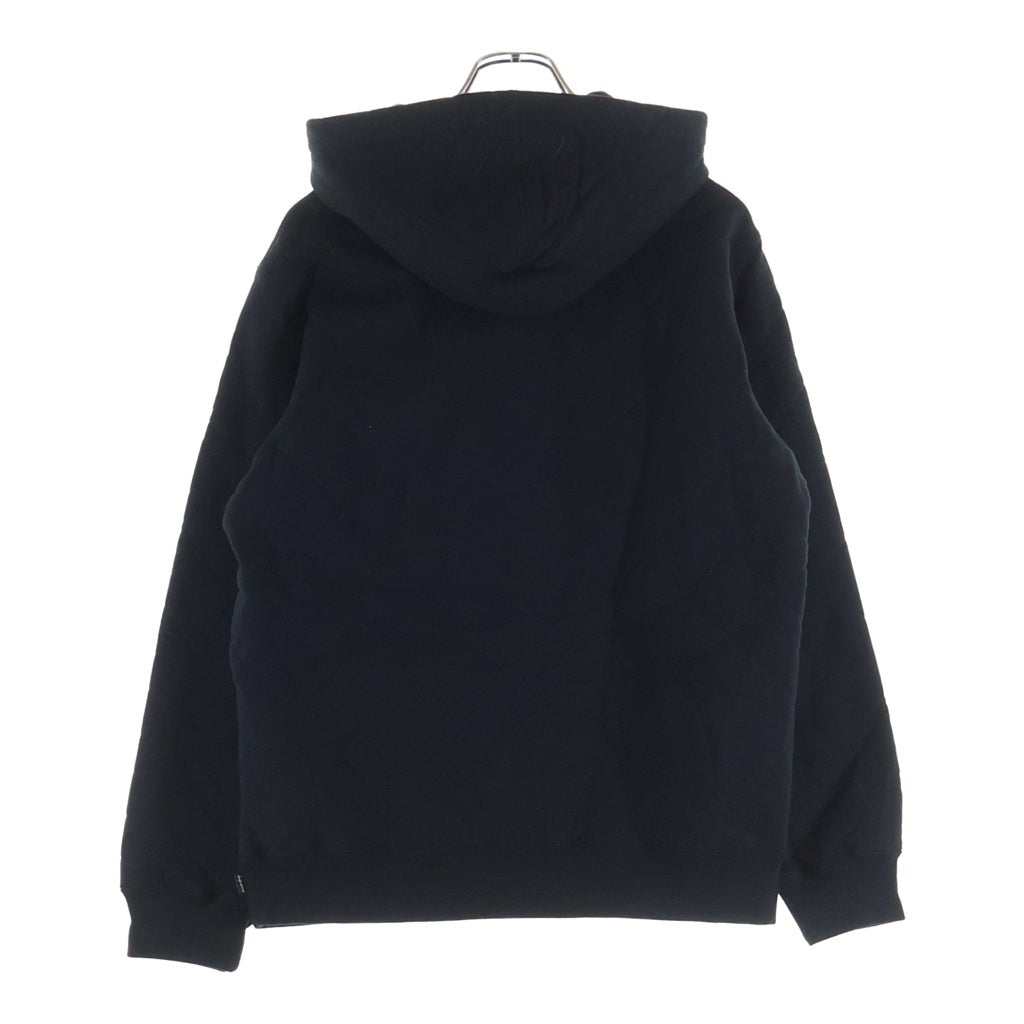 SUPREME(シュプリーム) 18AW Quilted Hooded Sweatshirt クウィルティド プルオーバーパーカー ブラック