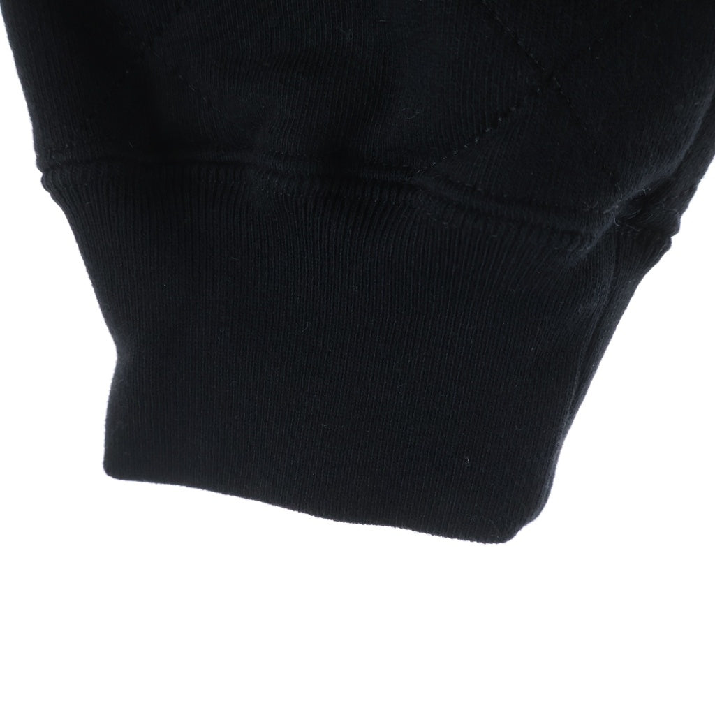 SUPREME(シュプリーム) 18AW Quilted Hooded Sweatshirt クウィルティド プルオーバーパーカー ブラック
