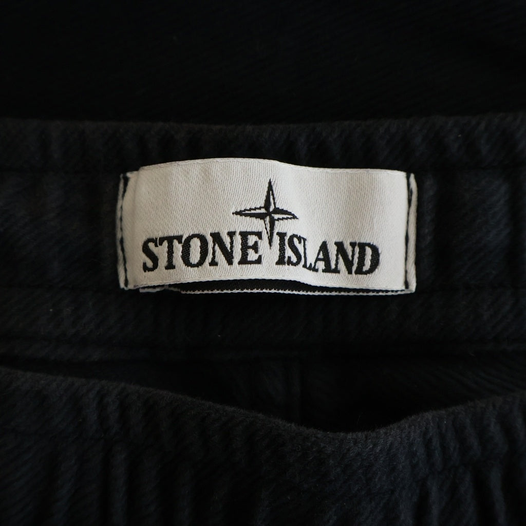 STONE ISLAND(ストーンアイランド) 24SS Ghost Jogger Cargo Cotton Pants ゴースト ジョガー カーゴパンツ ブラック 771531805