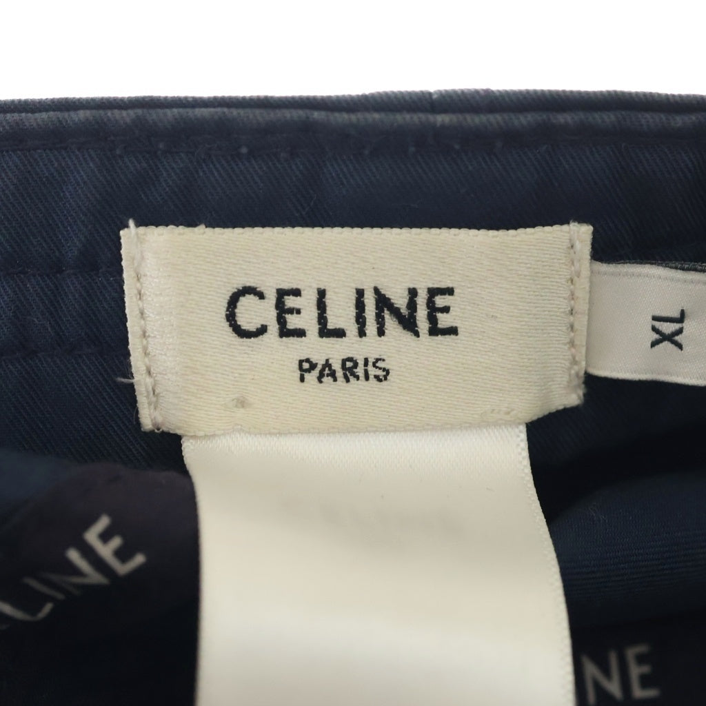 CELINE(セリーヌ) ロゴ ワッペン イニシャル ベースボールキャップ 帽子 2AUY8969P ネイビー