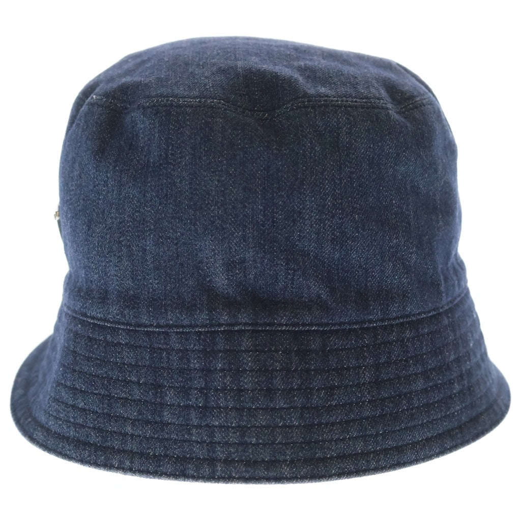 PRADA(プラダ) Denim Bucket Hat デニム ロゴプレート バケットハット P101 2021 8459 インディゴ