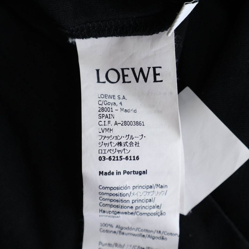 LOEWE(ロエベ) 21AW ×Joe Brainard I REMEMBER アイリメンバー テキスト 半袖Tシャツ H526Y22J39 ブラック