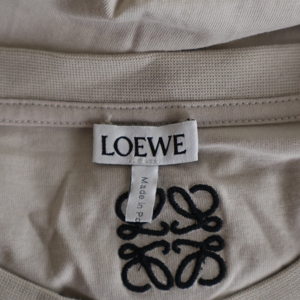 LOEWE(ロエベ) 21SS Anagram Portrait graphic T-shirt アナグラム ポートレート 半袖Tシャツ H526Y22J32 ベージュ