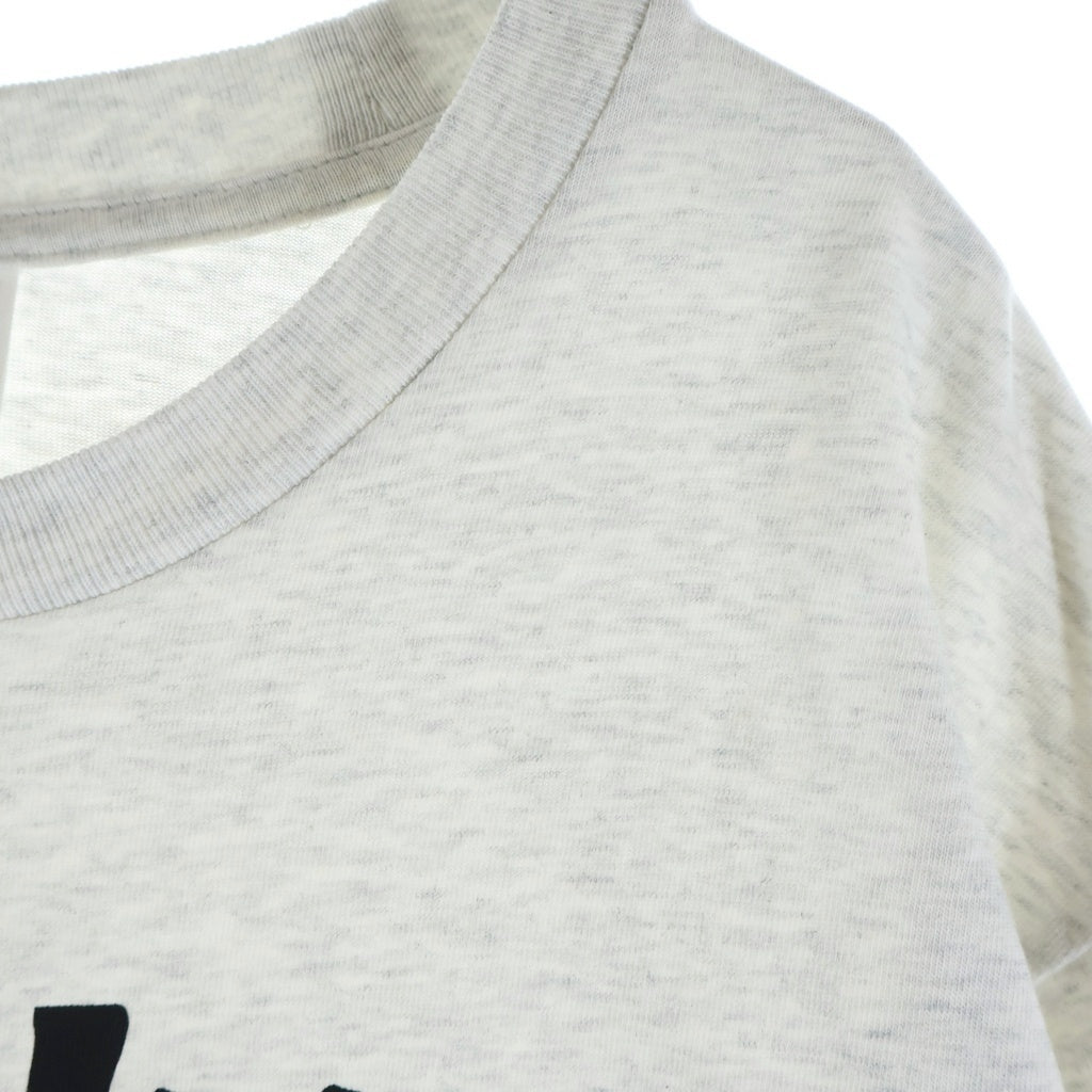A BATHING APE(アベイシングエイプ) カレッジ フロントロゴ 001TEL801330M クルーネックTシャツ グレー