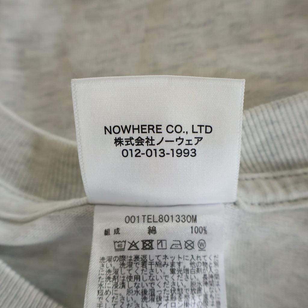 A BATHING APE(アベイシングエイプ) カレッジ フロントロゴ 001TEL801330M クルーネックTシャツ グレー