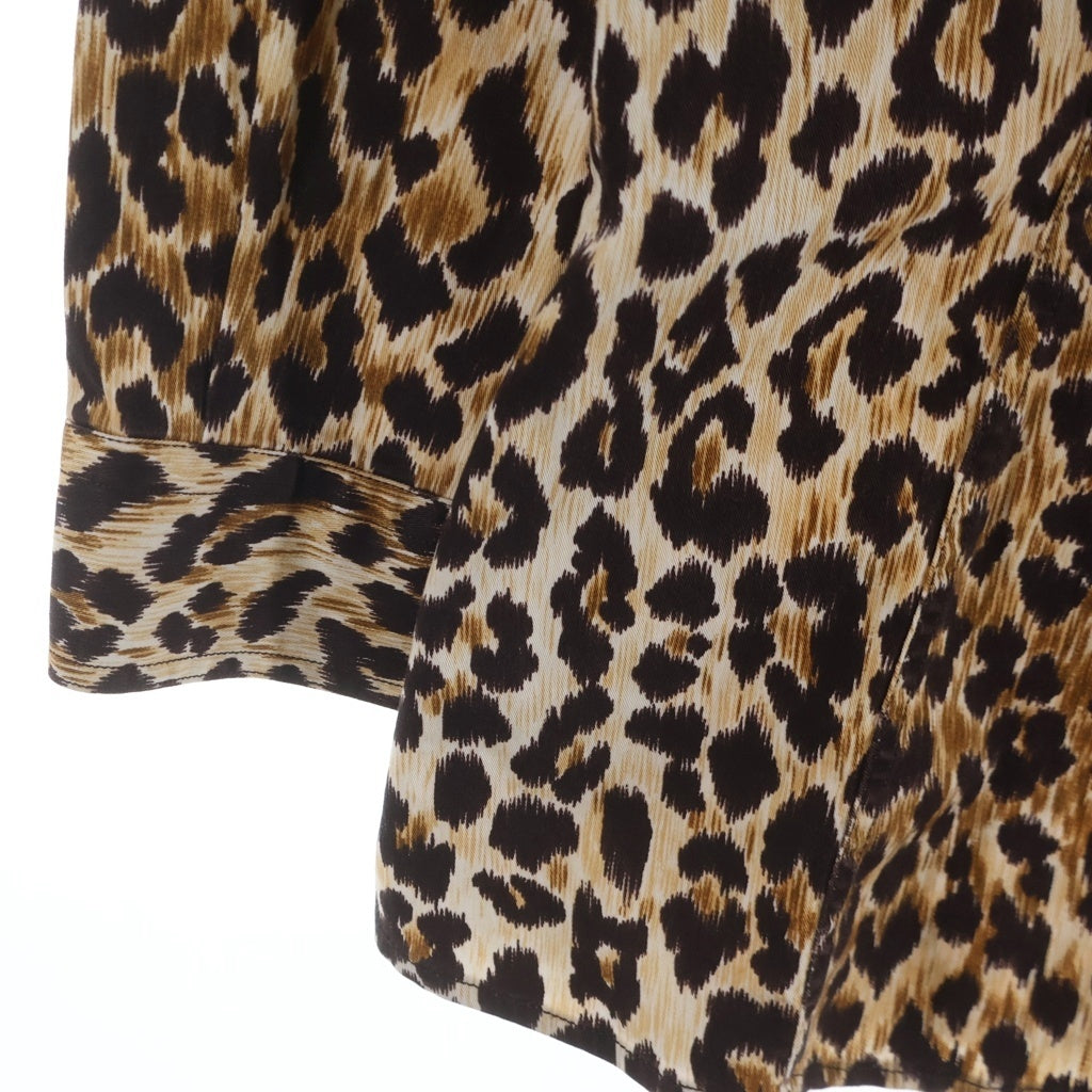 DOLCE & GABBANA(ドルチェアンドガッバーナ) Leopard print longsleeved shirt レオパード 長袖シャツ 総柄
