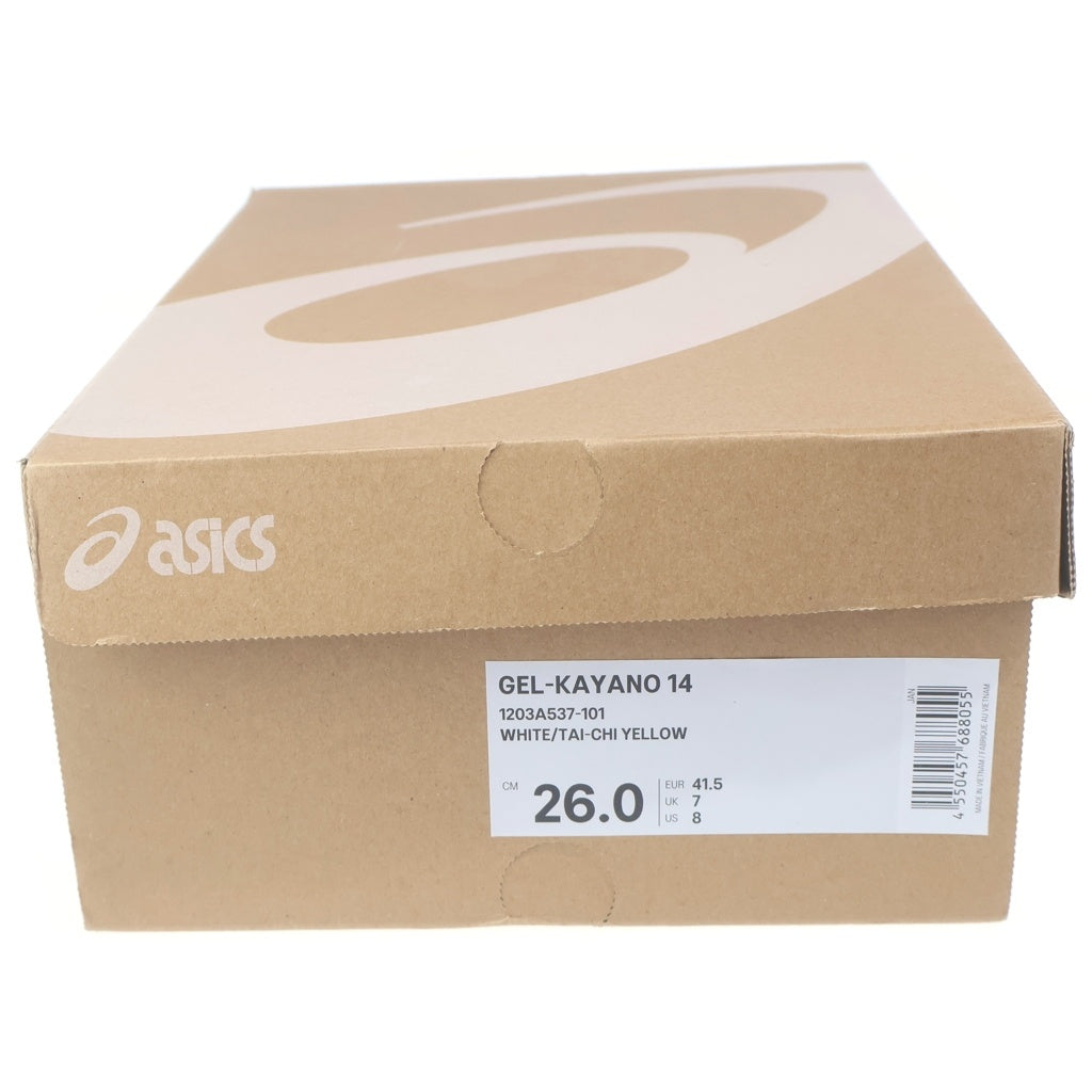 ASICS(アシックス) GEL-KAYANO 14 ゲルカヤノ ローカットスニーカー ホワイト/シルバー