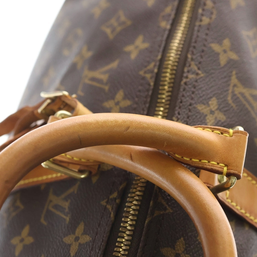 LOUIS VUITTON(ルイヴィトン) キーポル50 モノグラム PVC レザー ボストンバッグ ゴールド金具 ブラウン M41426 レディース