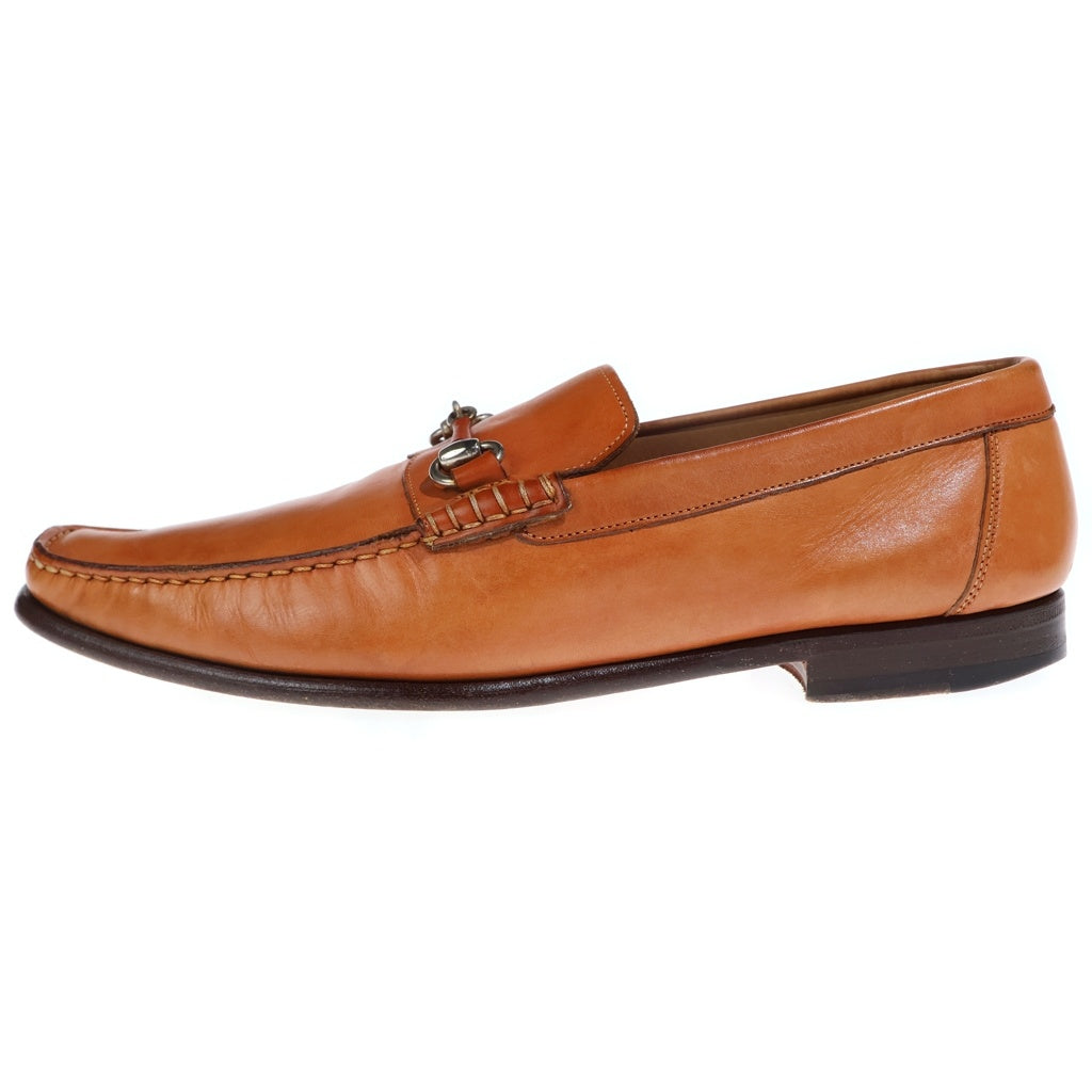 Santoni サントーニ ゴールド ホースビット ビットローファー ベージュ Santoni(サントーニ) ゴールド ホースビット ビットローファー