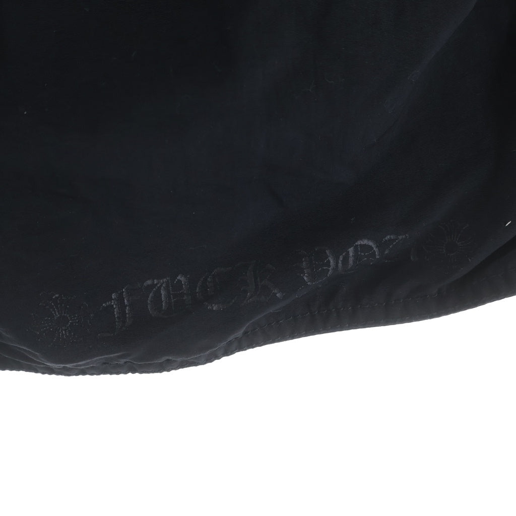 CHROME HEARTS(クロムハーツ) SWIM PANTS CRS BTN クロスボールボタン スクロールラベル付 ハーフパンツ ブラック
