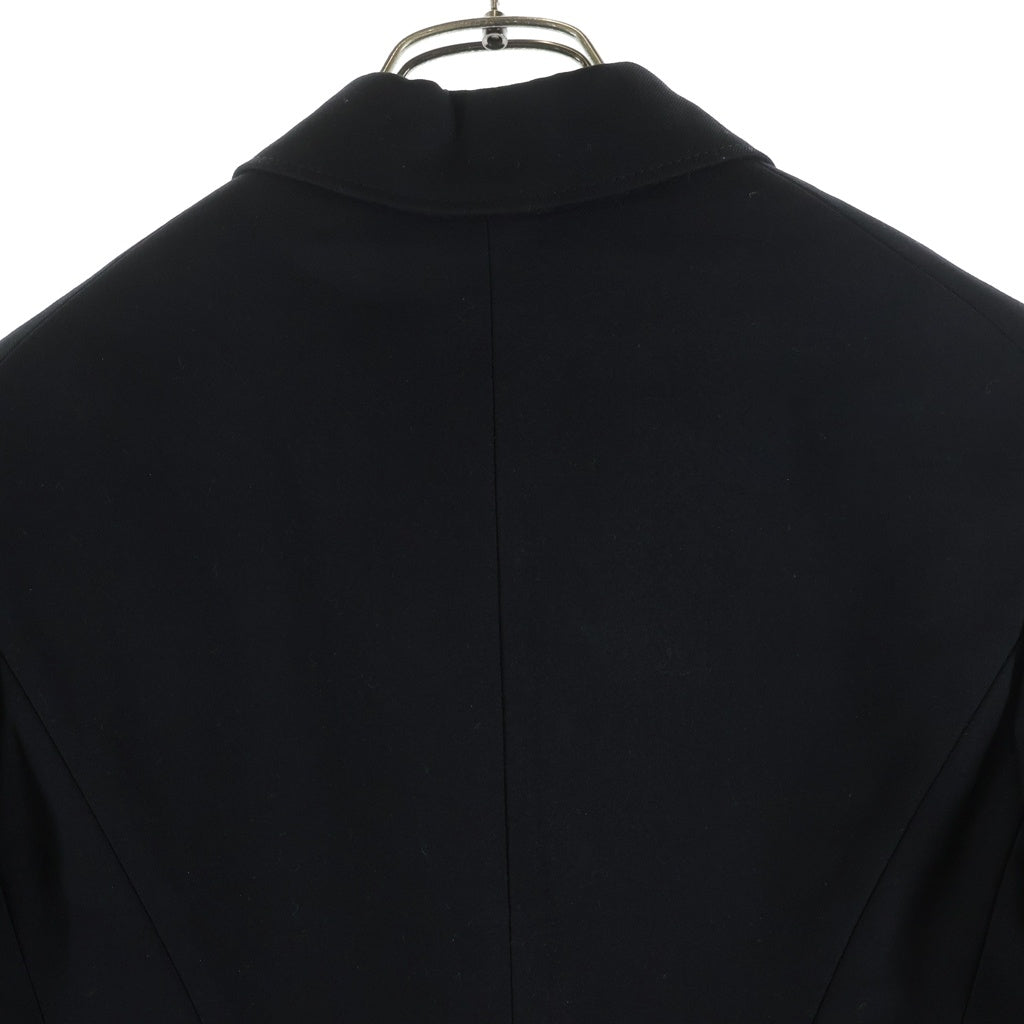 BURBERRY(バーバリー) フロントデザイン 2B ウールギャバ 4547211 テーラードジャケット ブラック レディース