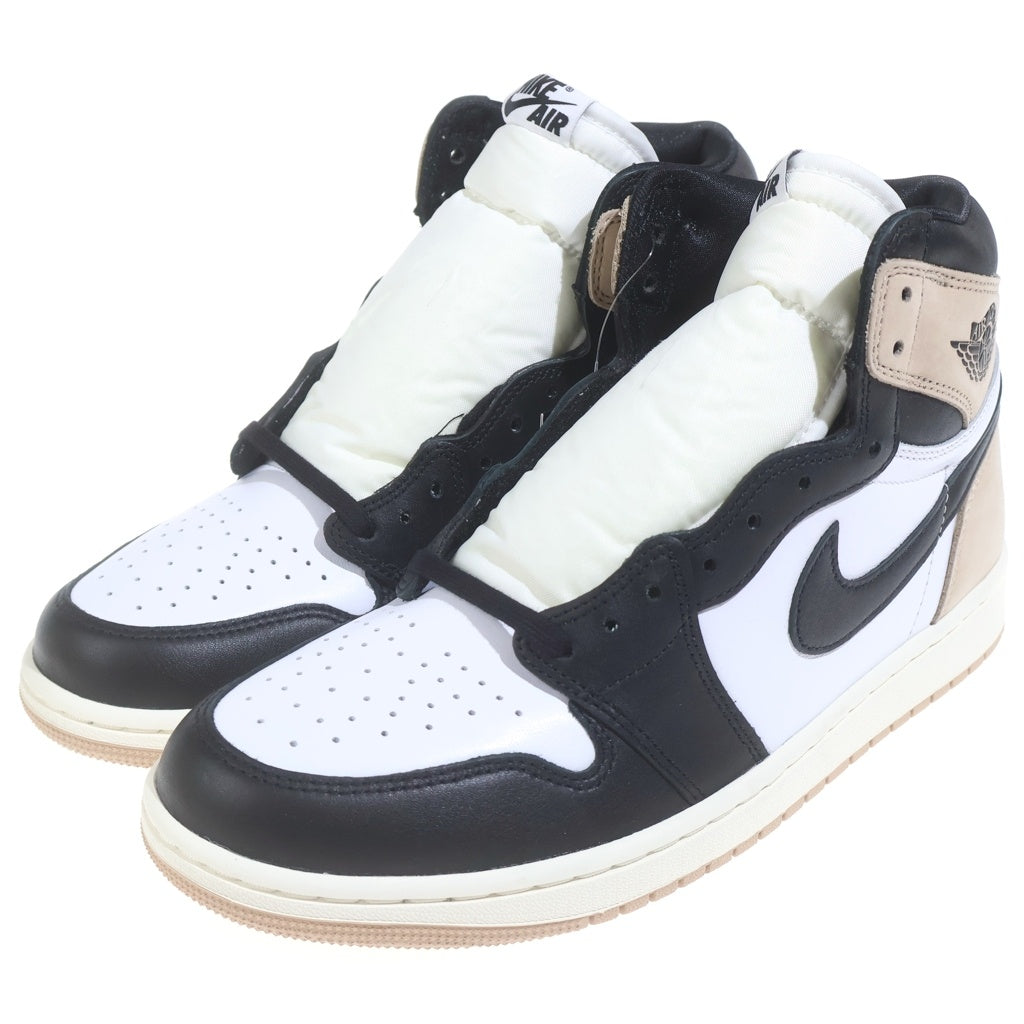 NIKE(ナイキ) WMNS AIR JORDAN 1 RETRO HIGH OG Latte ウィメンズ エアジョーダン1 ラテ ハイカットスニーカー FD2596-021 US11/28cm ホワイト/ベージュ