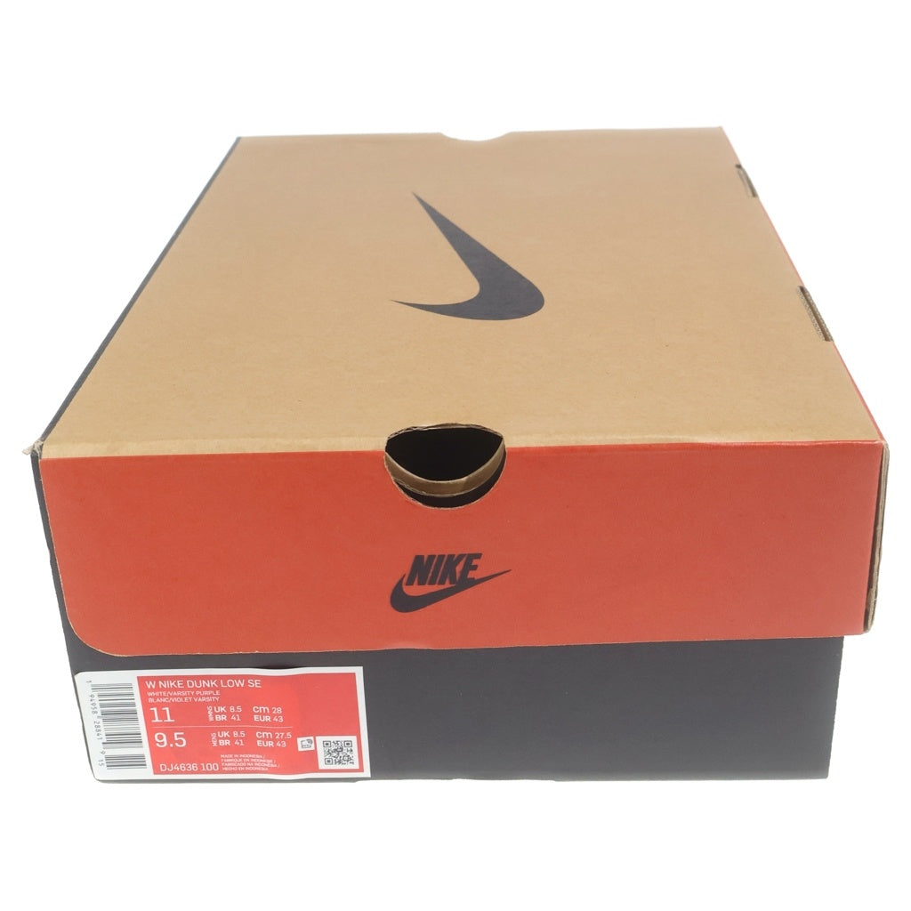 NIKE(ナイキ) WMNS DUNK LOW MADE YOU LOOK DJ4636-100 ウィメンズ ダンク ローカットスニーカー ホワイト/パープル US11/28cm