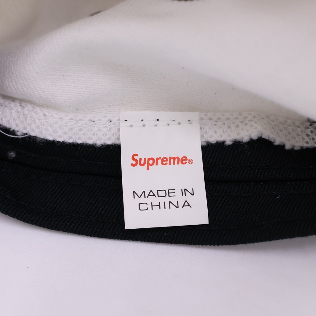 SUPREME(シュプリーム) 20SS 2-Tone Denim Camp Cap ボックスロゴ キャンプキャップ ホワイト/ブラック レディース