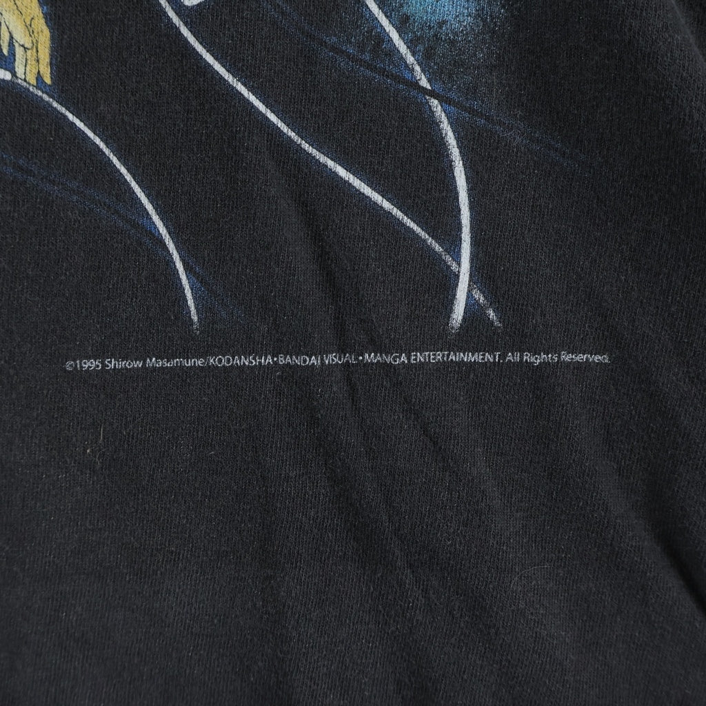 SAINT MICHAEL(セントマイケル) LS TEE ILYA GITS 攻殻機動隊 ヴィンテージ加工 SM-YS1-0000-C34 ロングスリーブカットソー ブラック