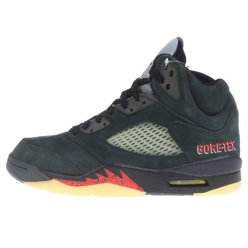 NIKE(ナイキ) WMNS AIR JORDAN 5 RETRO GTX ウィメンズ エアジョーダン5 ゴアテックス ハイカットスニーカー ブラック US10/27cm DR0092-001