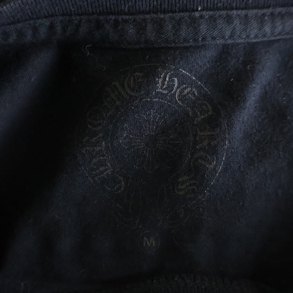 CHROME HEARTS(クロムハーツ) CH S/S TEE ロサンゼルス限定 胸クロスプリント クルーネック半袖Tシャツカットソー ブラック