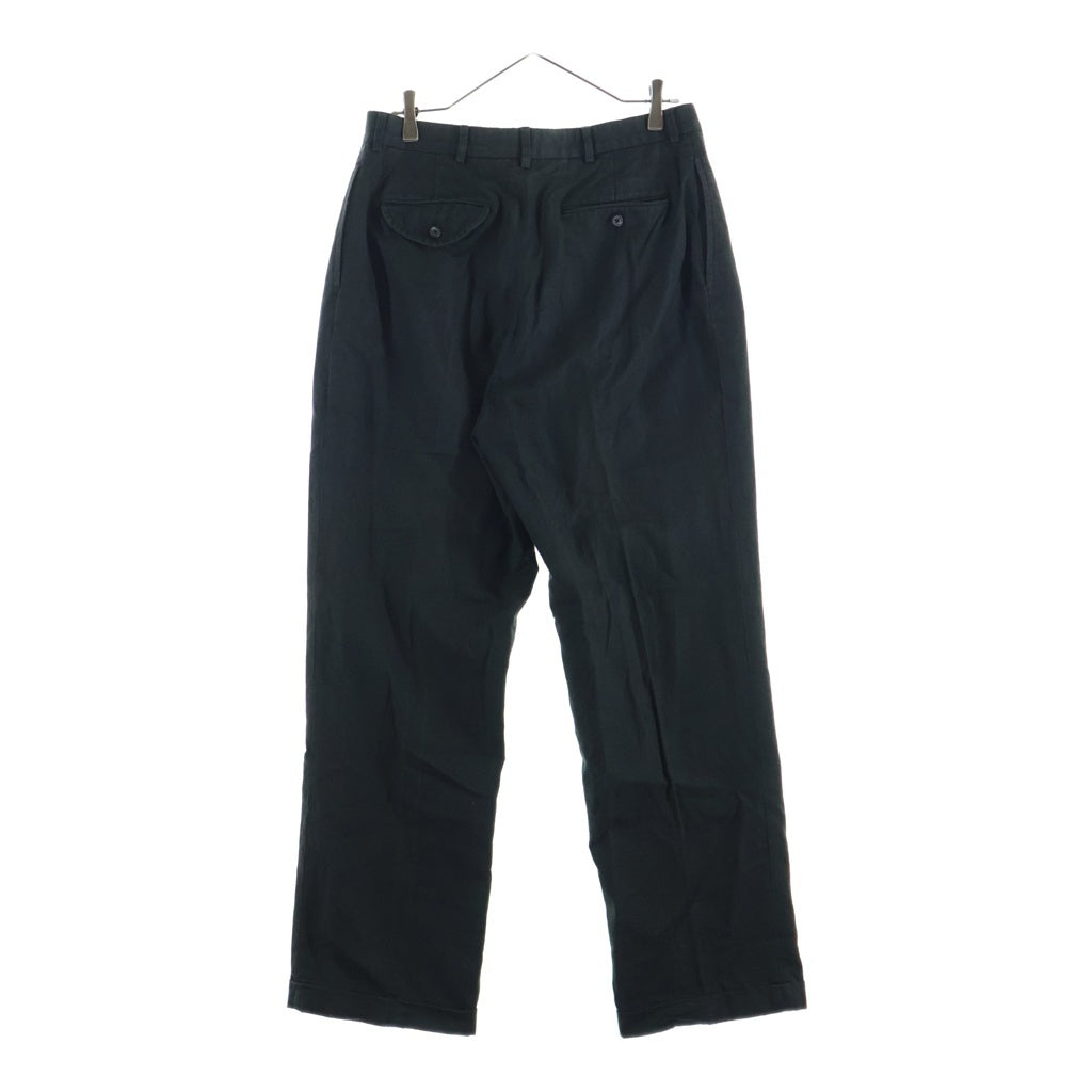 POLO RALPH LAUREN(ポロラルフローレン) 90s Black linen slacks ブラックリネン スラックス