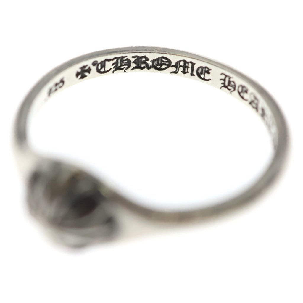 CHROME HEARTS(クロムハーツ) BUBBLGM MINI HALF CRSBL バブルガムクロスボール リング シルバー