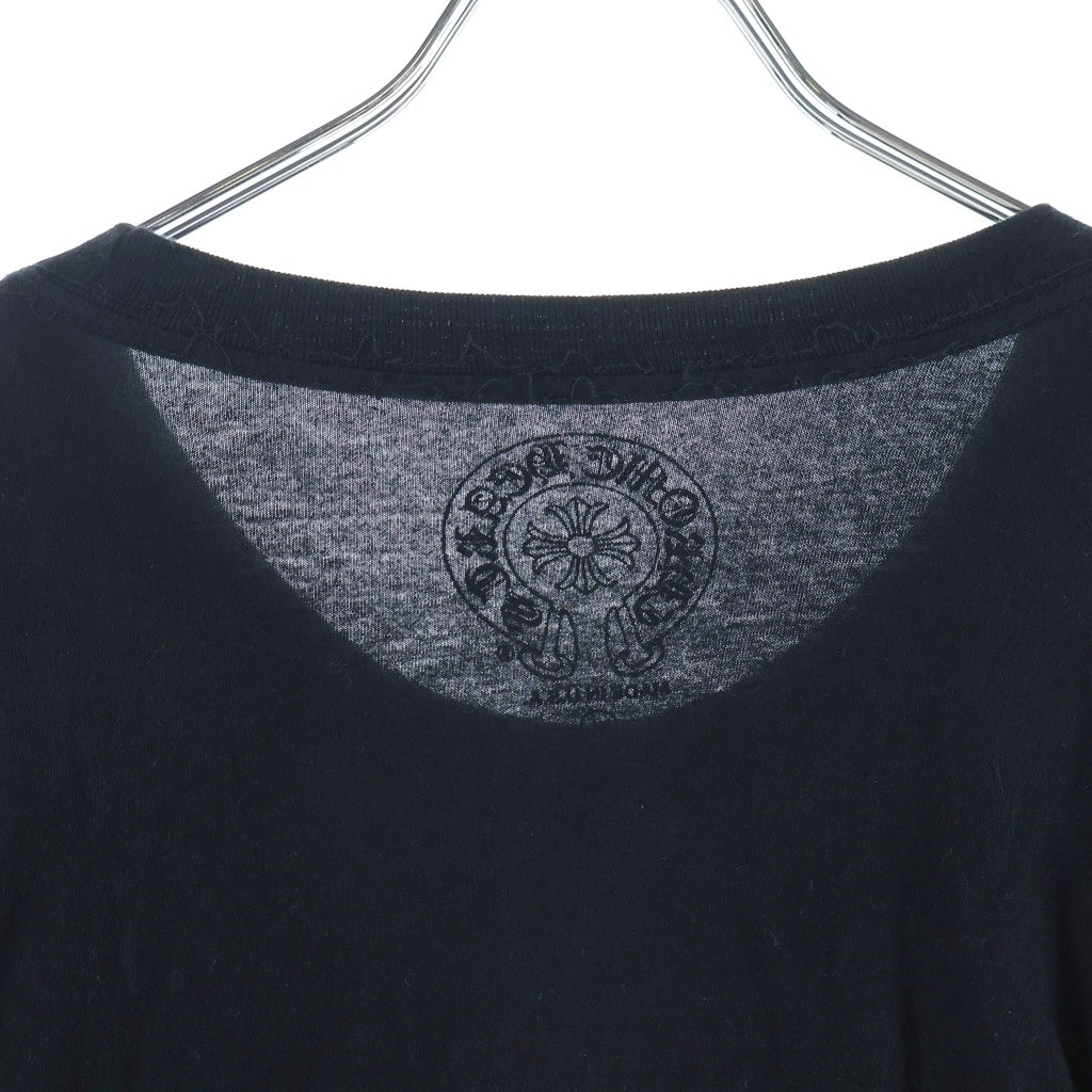 CHROME HEARTS(クロムハーツ) MIAMI LTD L/S Tee マイアミ限定 オールド アームフローラル バックホースシュープリント 長袖Tシャツ カットソー ブラック