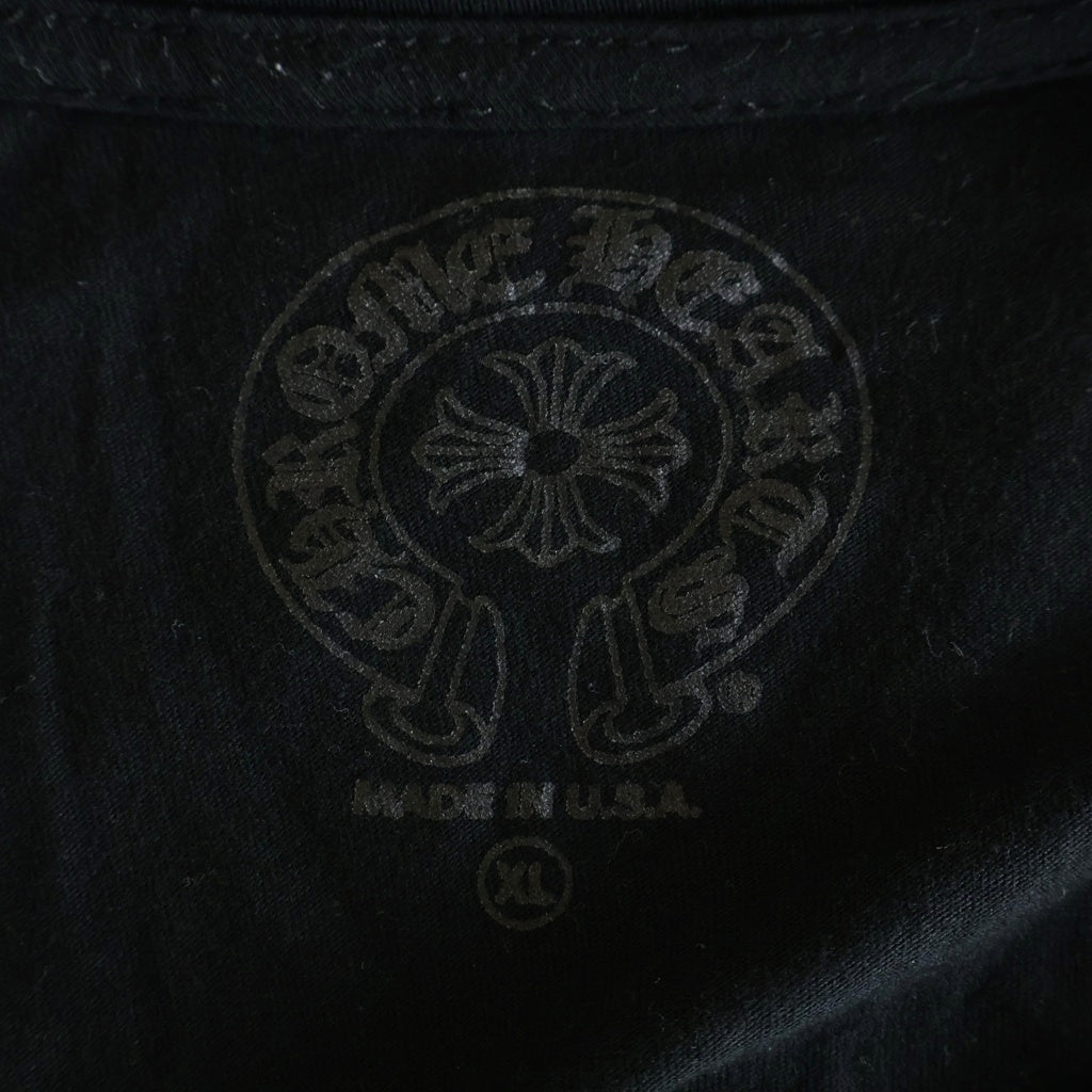CHROME HEARTS(クロムハーツ) MIAMI LTD L/S Tee マイアミ限定 オールド アームフローラル バックホースシュープリント 長袖Tシャツ カットソー ブラック