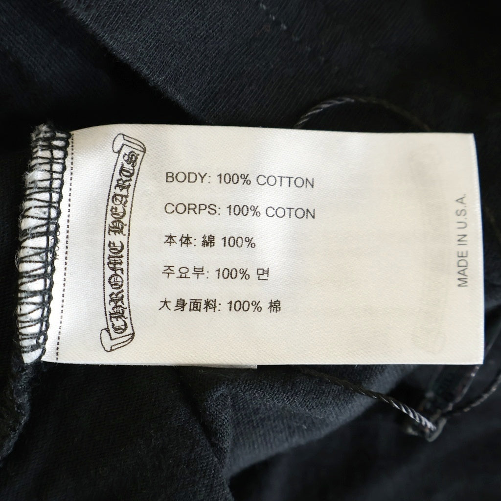 CHROME HEARTS(クロムハーツ) MIAMI LTD L/S Tee マイアミ限定 オールド アームフローラル バックホースシュープリント 長袖Tシャツ カットソー ブラック