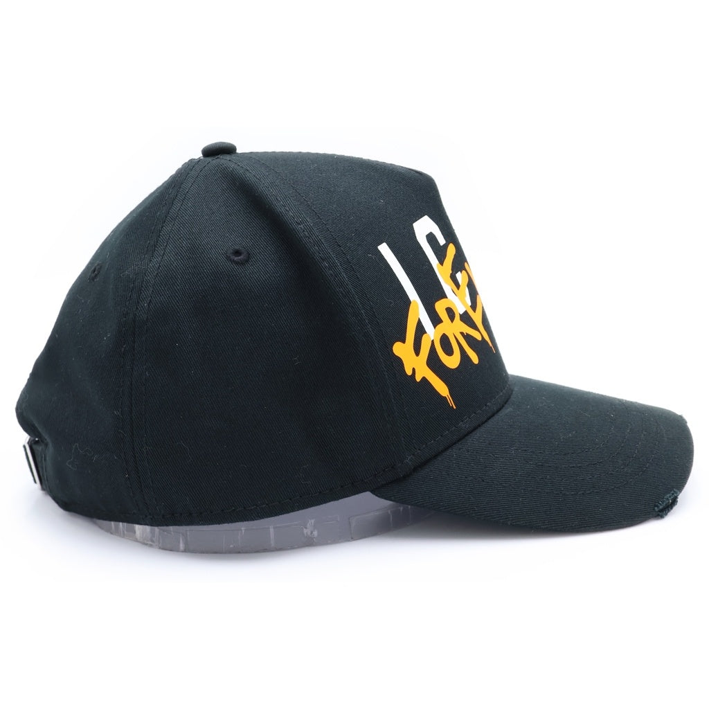 DSQUARED2(ディースクエアード) ICON FOREVER LOGO アイコンフォーエバーロゴ ベースボールキャップ ブラック