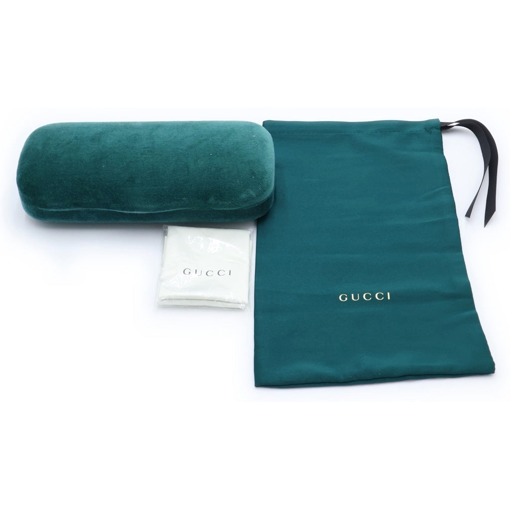 GUCCI(グッチ) LIGHTNESS バンブルビー スクエア GG0324OJ アイウェア ブラウン